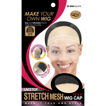Qfitt Lace Top Stretch Mesh Wig Cap